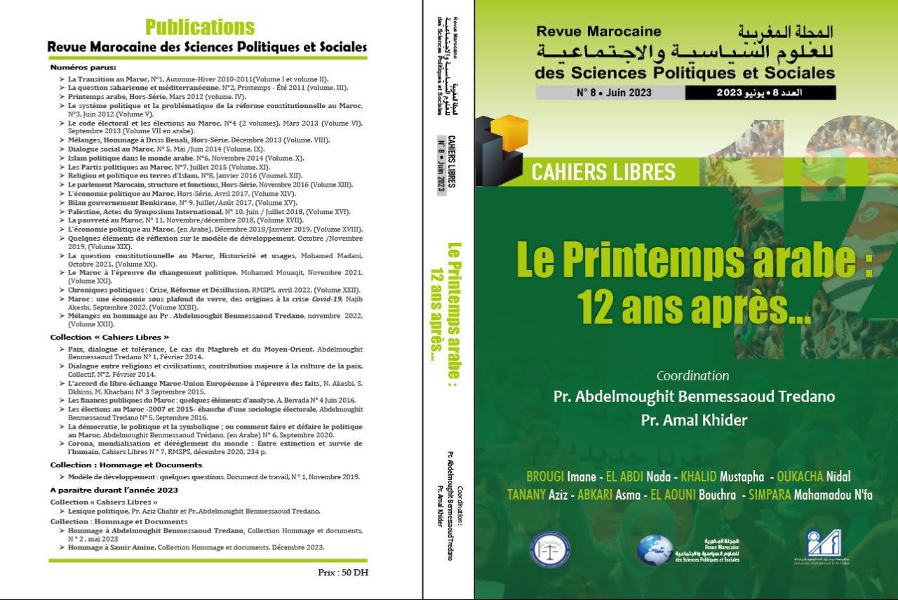 couverture printemp arabe